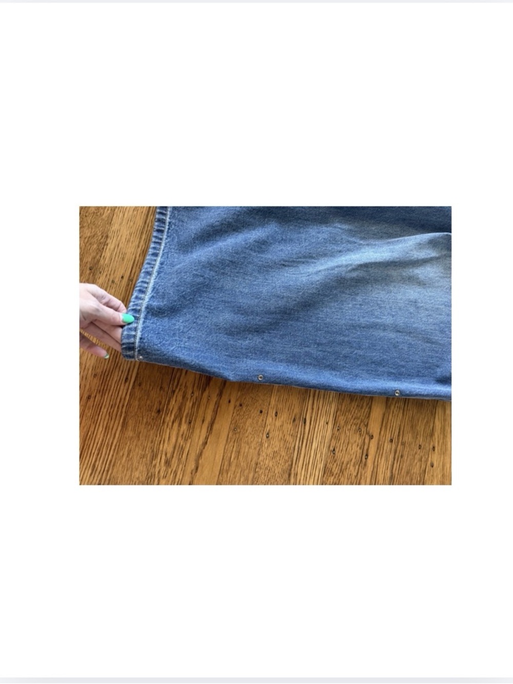 Tibi Spring Denim Triple Pleat NWOT 26S - Picture 6 of 6